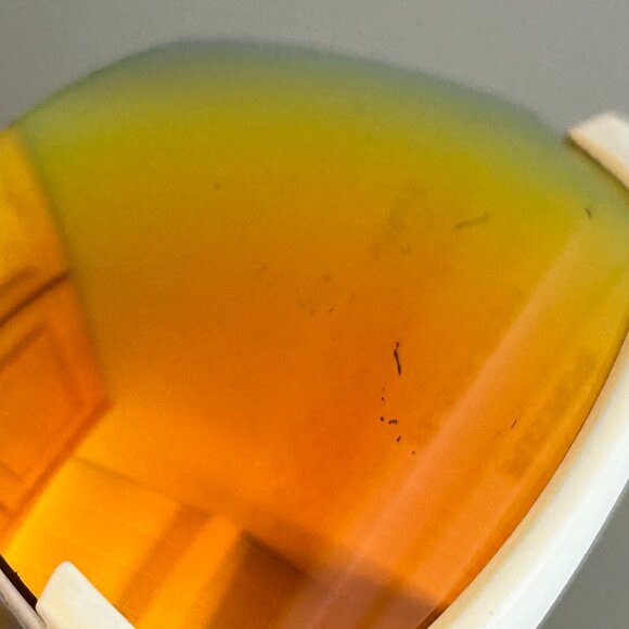 100% Sportcoupe Sunglasses White w/Red Mirrored HiPer Interchangeable Lens - Picture 4 of 11